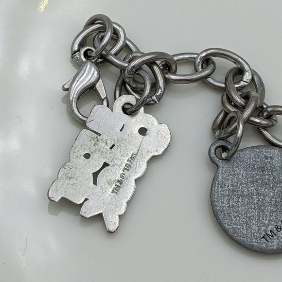Glee Silver Tone Charm Bracelet Super Gleek - Picture 2 of 9